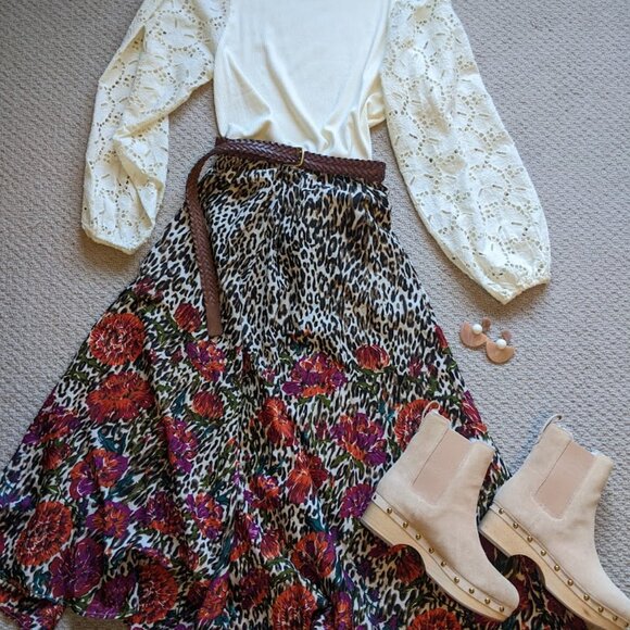 J. Crew Beige Ankle Booties with Studs - Picture 2 of 6